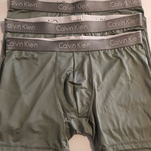 Calvin Klein 3 pack gray boxer briefs NWOT SIZE L